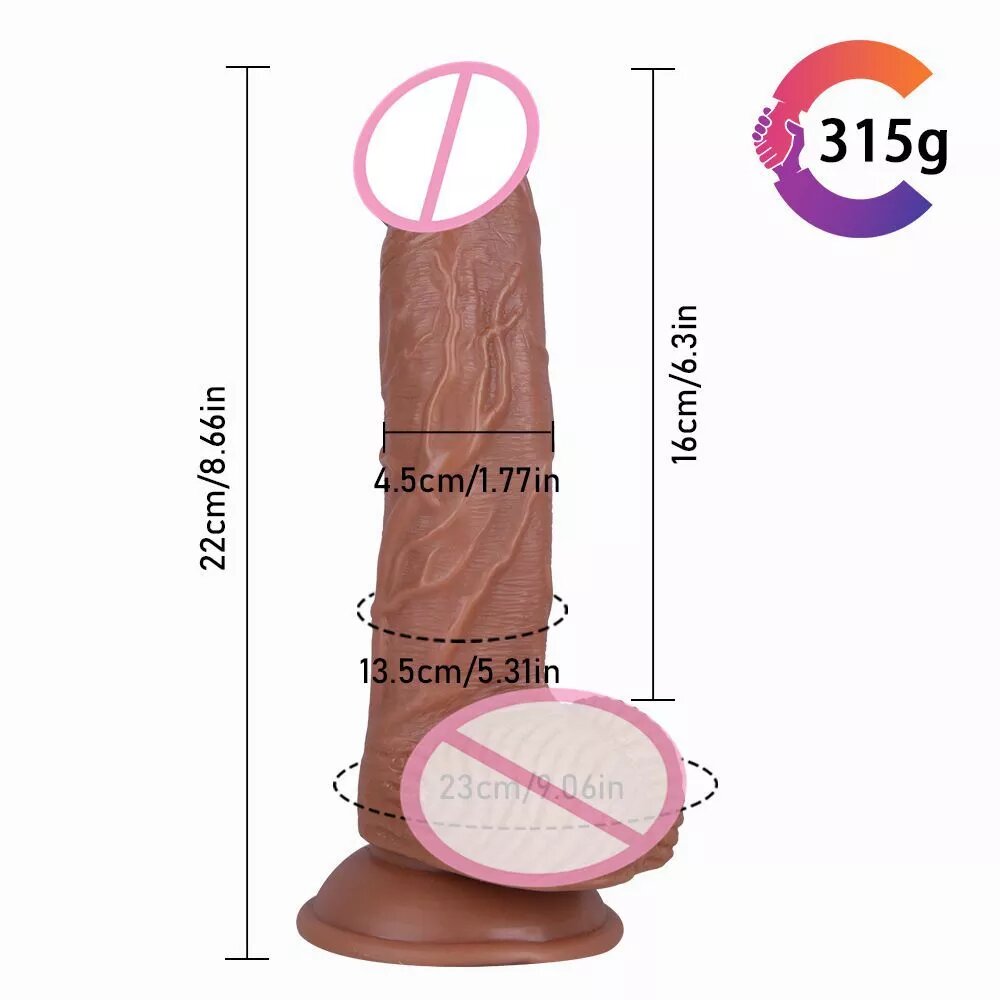 dildo realistican 22cm